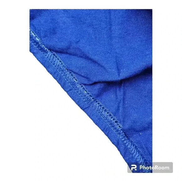 80s Made in the USA mens hip brief by Spring City Knitting Co. royal blue Medium - Picture 4 of 9